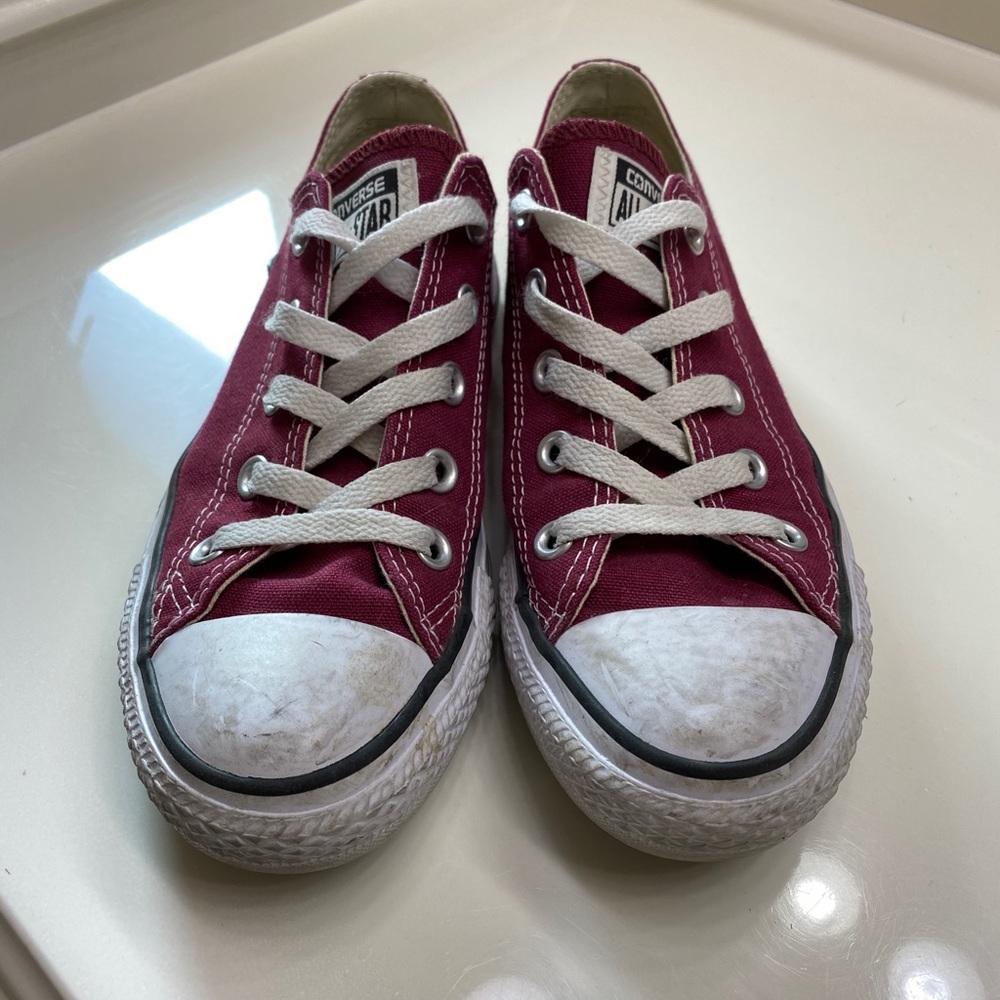 Maroon Converse